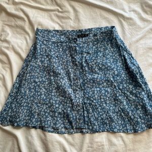 cotton on floral mini skirt